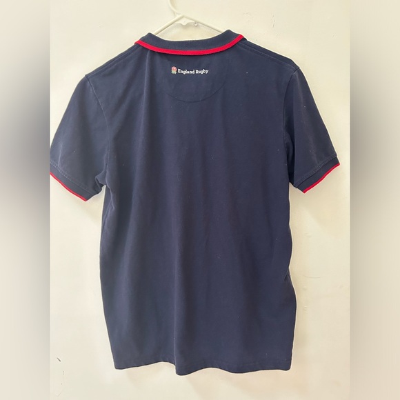 Official RFU England Rugby Core Men's Polo Shirt, Embroidered Badge Size Small - Picture 9 of 10